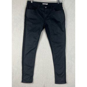 Levi's 535 Women's Size 31 X30 Black Denim Red Tab Super Skinny Jeans